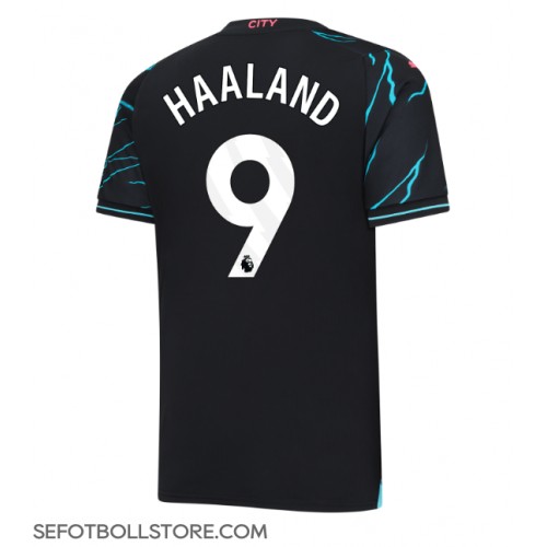 Manchester City Erling Haaland #9 Replika Tredje Tröja 2023-24 Kortärmad